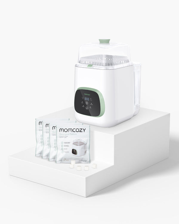Pack nettoyage gain de temps : KleanPal Pro Lave-biberon + 120 comprimés nettoyants