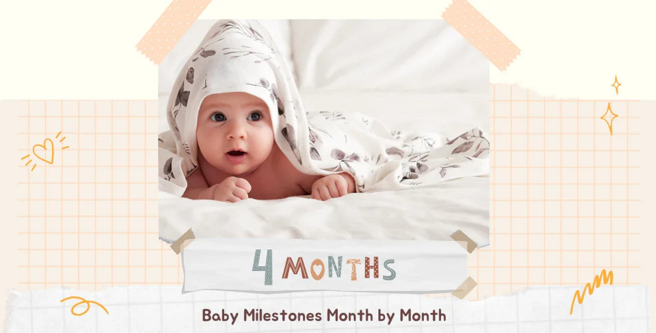 4 month old milestones