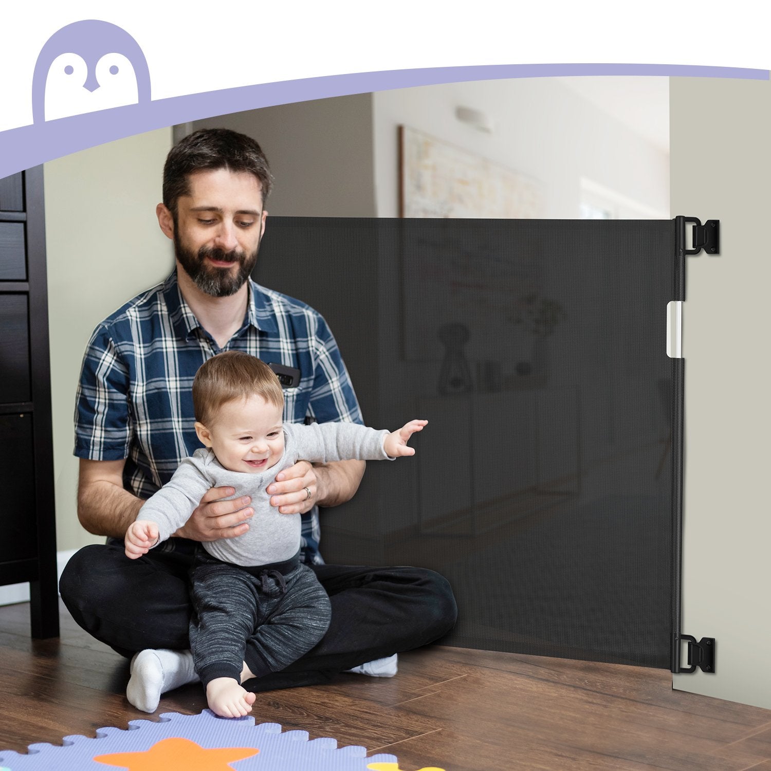 retractable baby gate