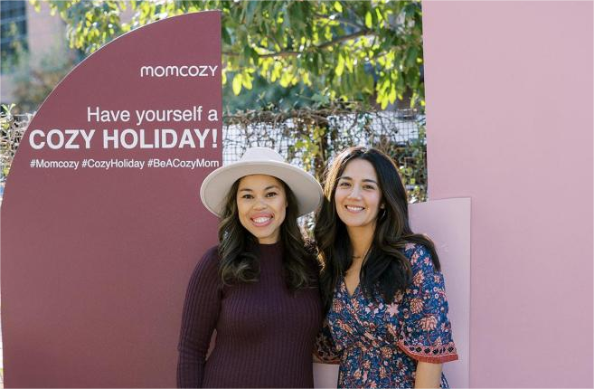 A photo of Lalaina and Cristina at the event