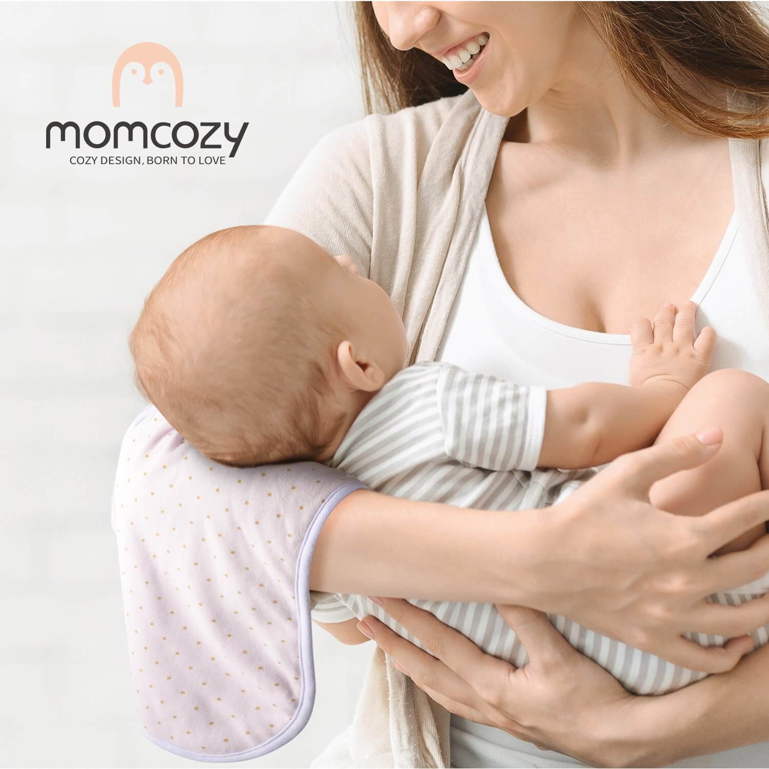 Les 5 avantages des chiffons pour bébé Burp