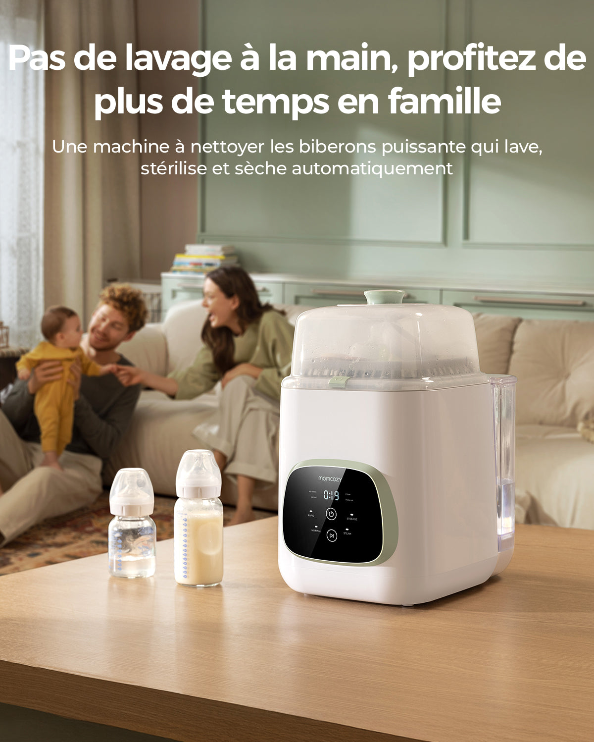 Time-Saving Cleaning Bundle: KleanPal Pro Bottle Washer + 120 Cleaning Tablets