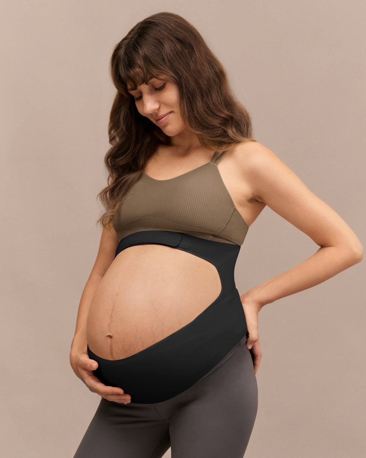 Pack Confort Grossesse : Ceinture de maintien Ergonest et soutien-gorge d’allaitement ultra doux sans coutures YN21