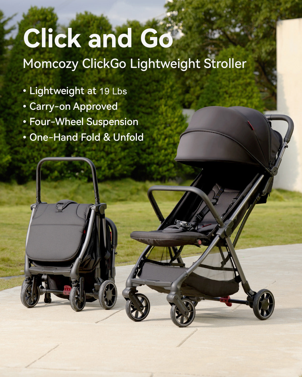 Momcozy ClickGo Poussette légère