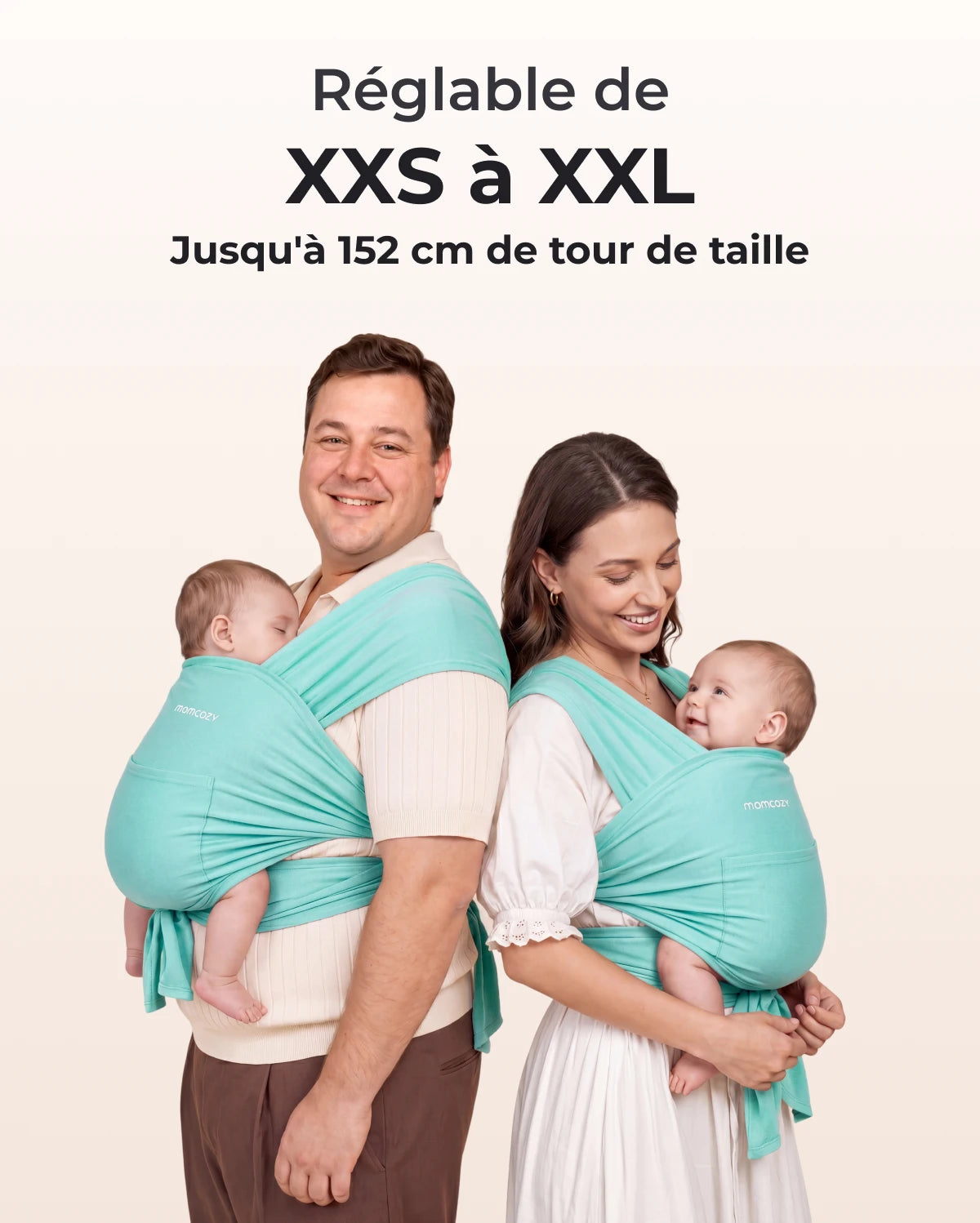 Facile à porter les mains libres - Porte-bébé en écharpe