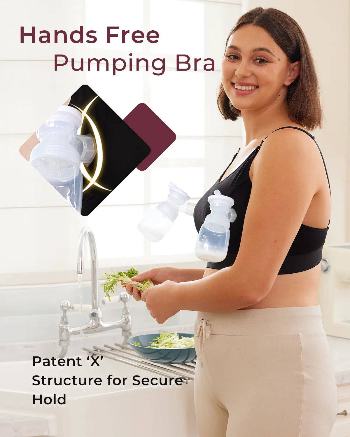 L'original : Notre soutien-gorge de base pour l'allaitement et le pompage (2 packs)