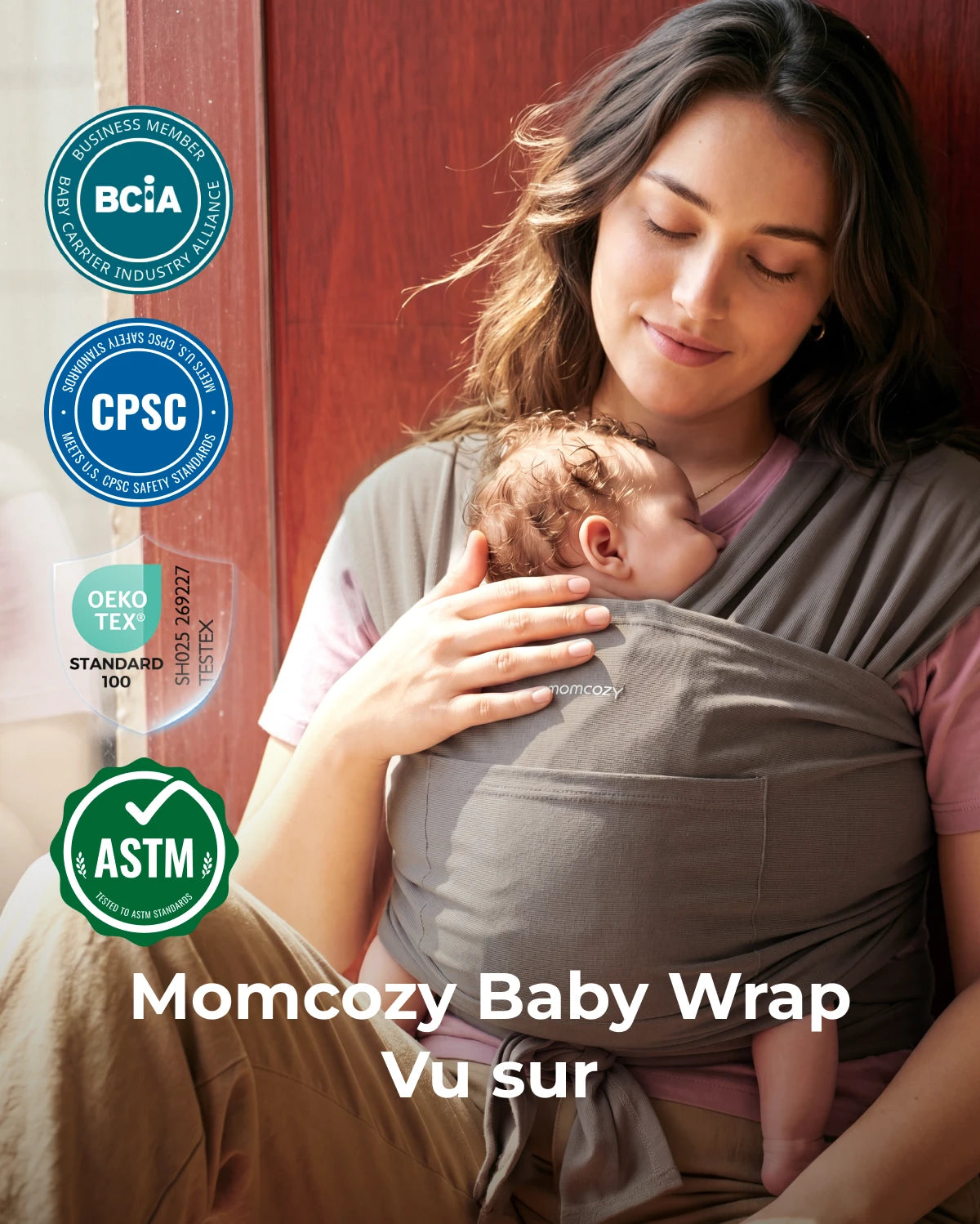 Easy to Wear Hands Free - Baby Wrap Carrier