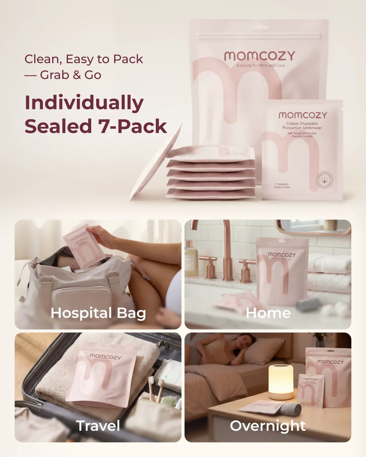 Kit essentiel de récupération post-partum Momcozy
