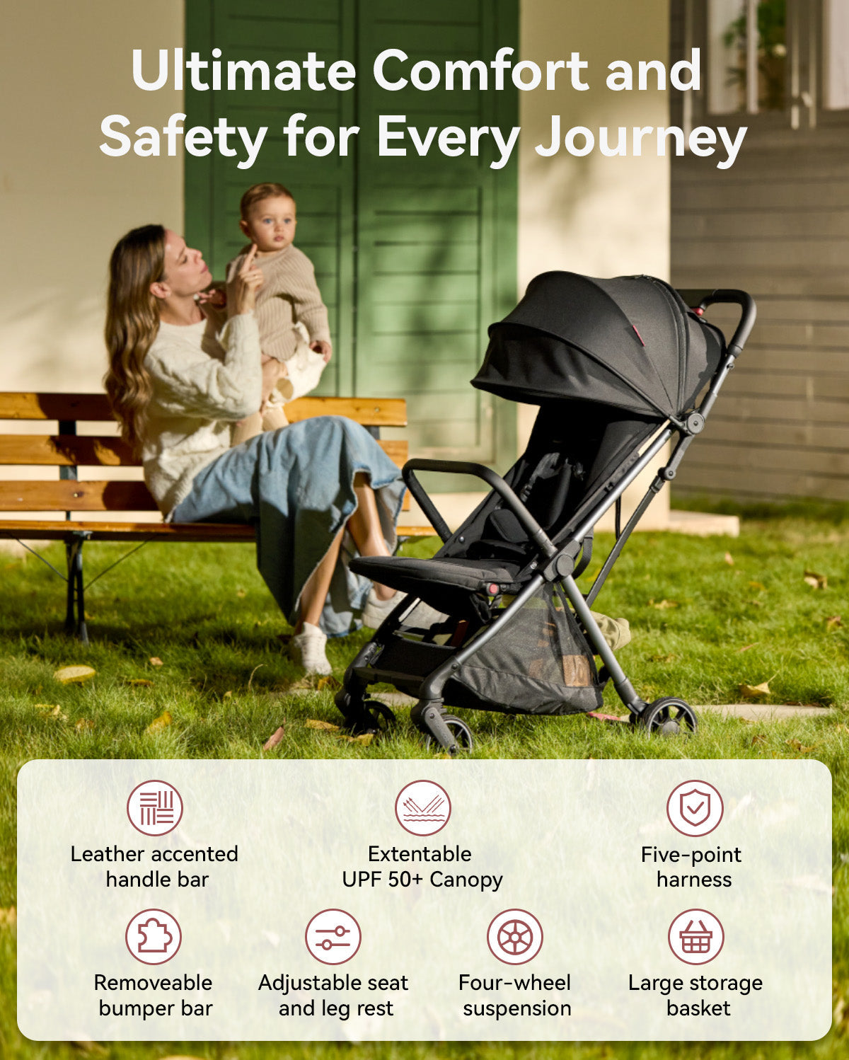 Momcozy ClickGo Poussette légère