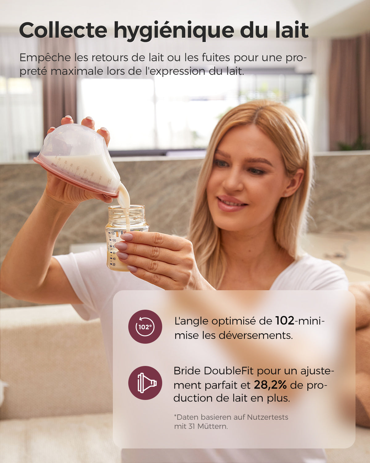 V1 Pro Hospital-Grade Wearable Breast Pump