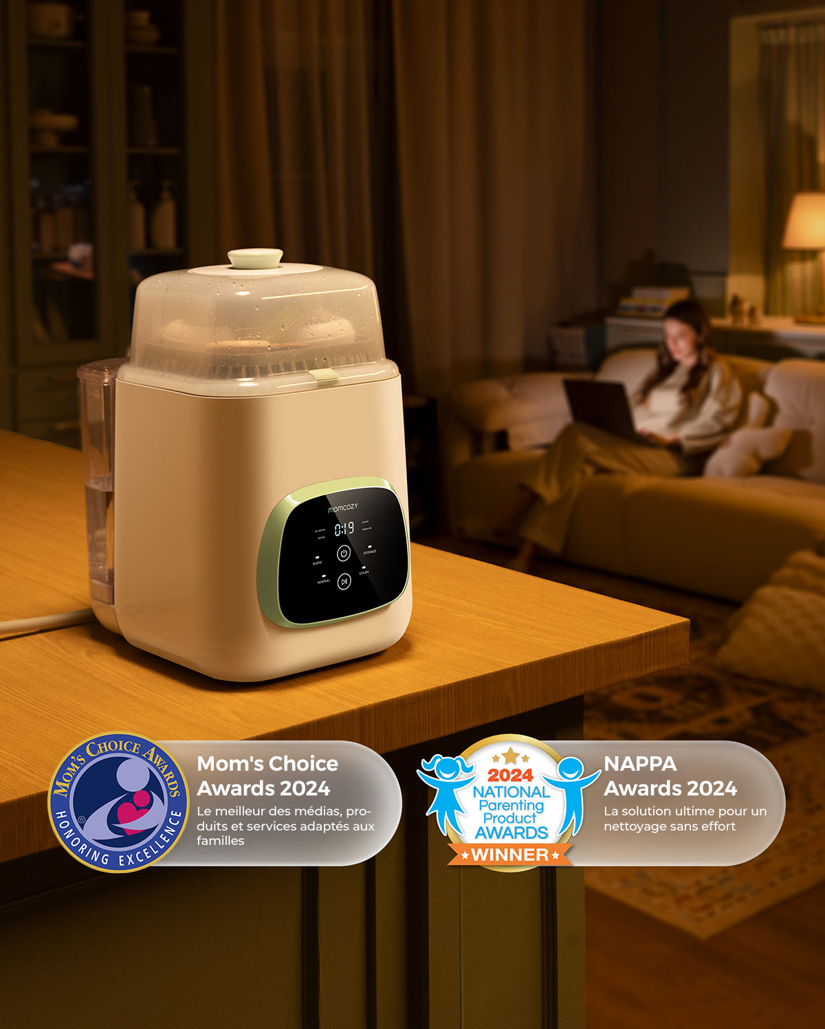 Time-Saving Cleaning Bundle: KleanPal Pro Bottle Washer + 120 Cleaning Tablets