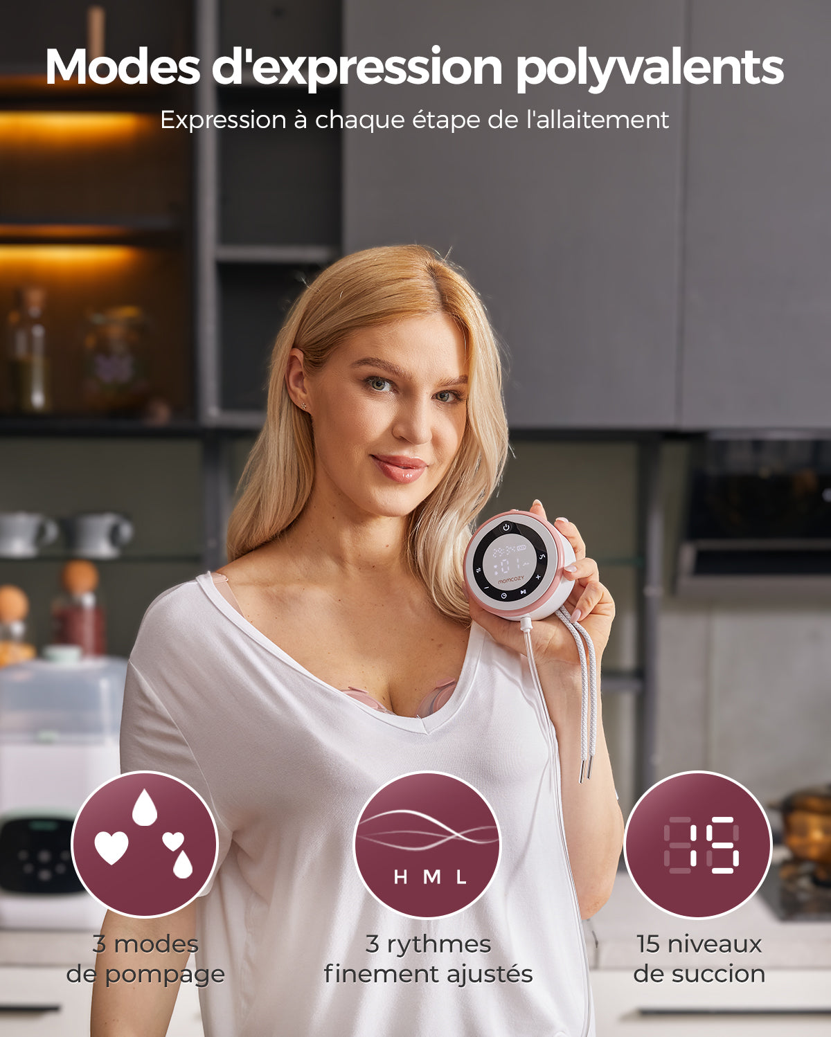 V1 Pro Hospital-Grade Wearable Breast Pump