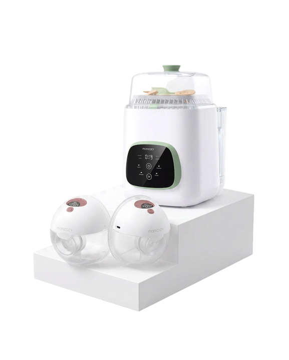 Translation missing: en.M5 Smart Wearable Breast Pump &amp;  KleanPal Pro Baby Bottle Washer and Sterilizer Bundle