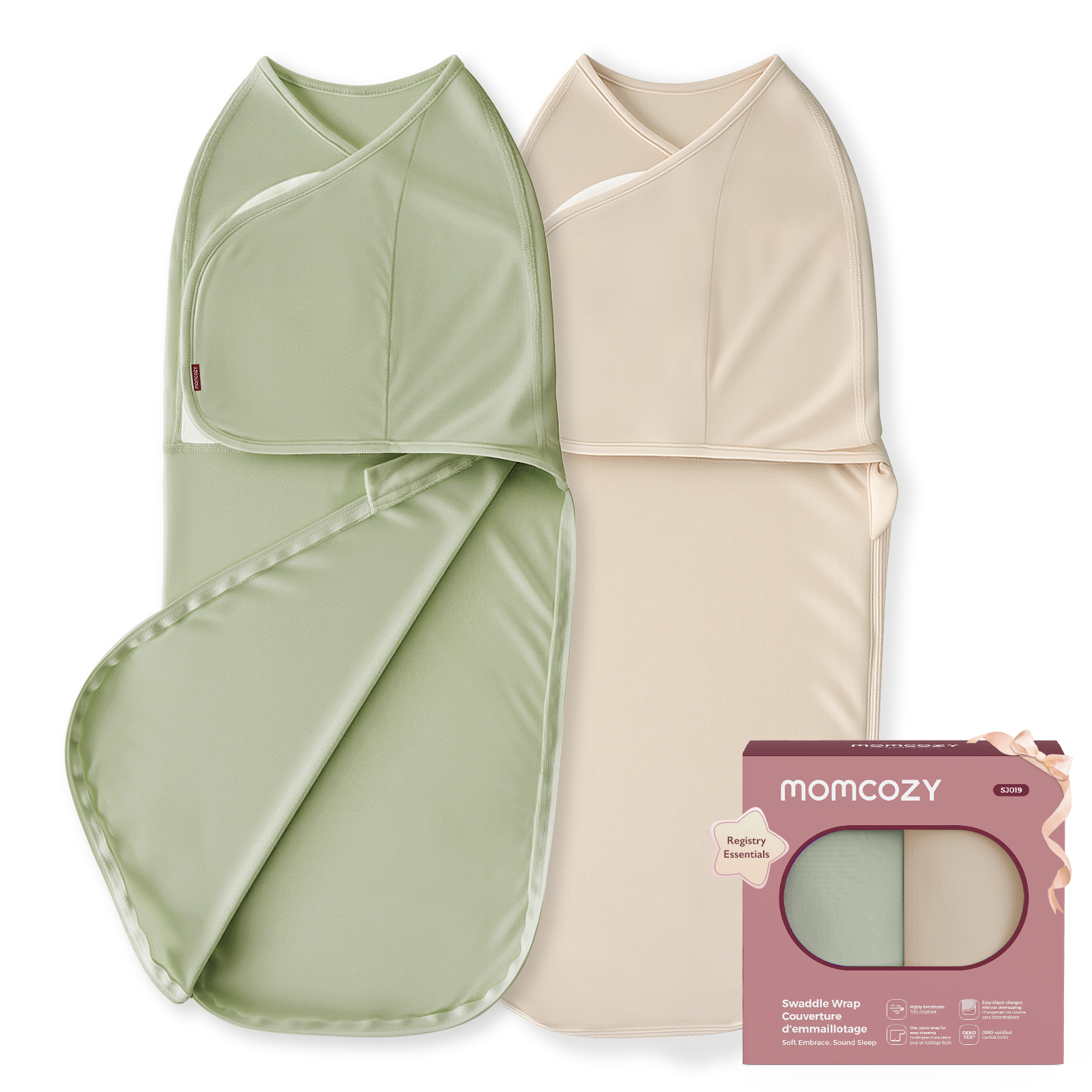 Baby-Care Bundle: Smart & Portable Sound Machine & Easy Swaddle Wrap
