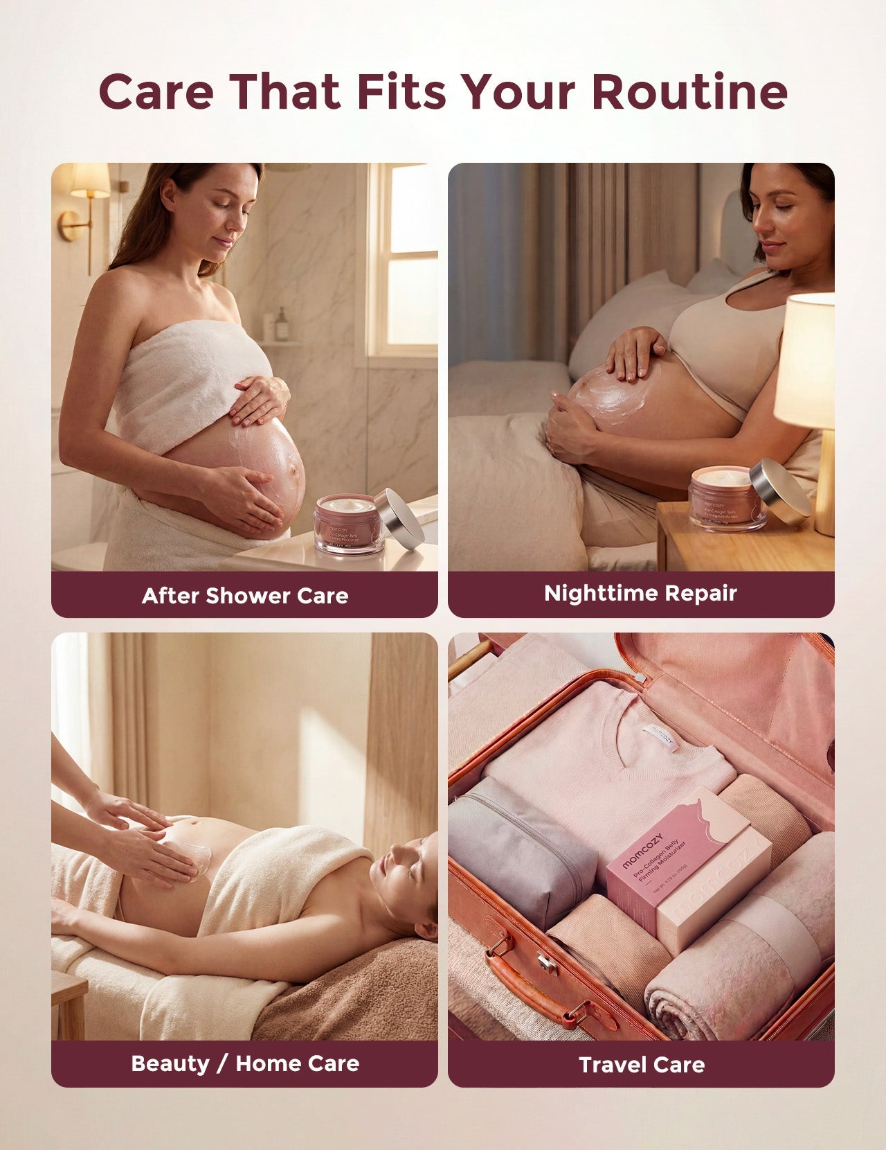 Momcozy Soin raffermissant pour le ventre au pro-collagène