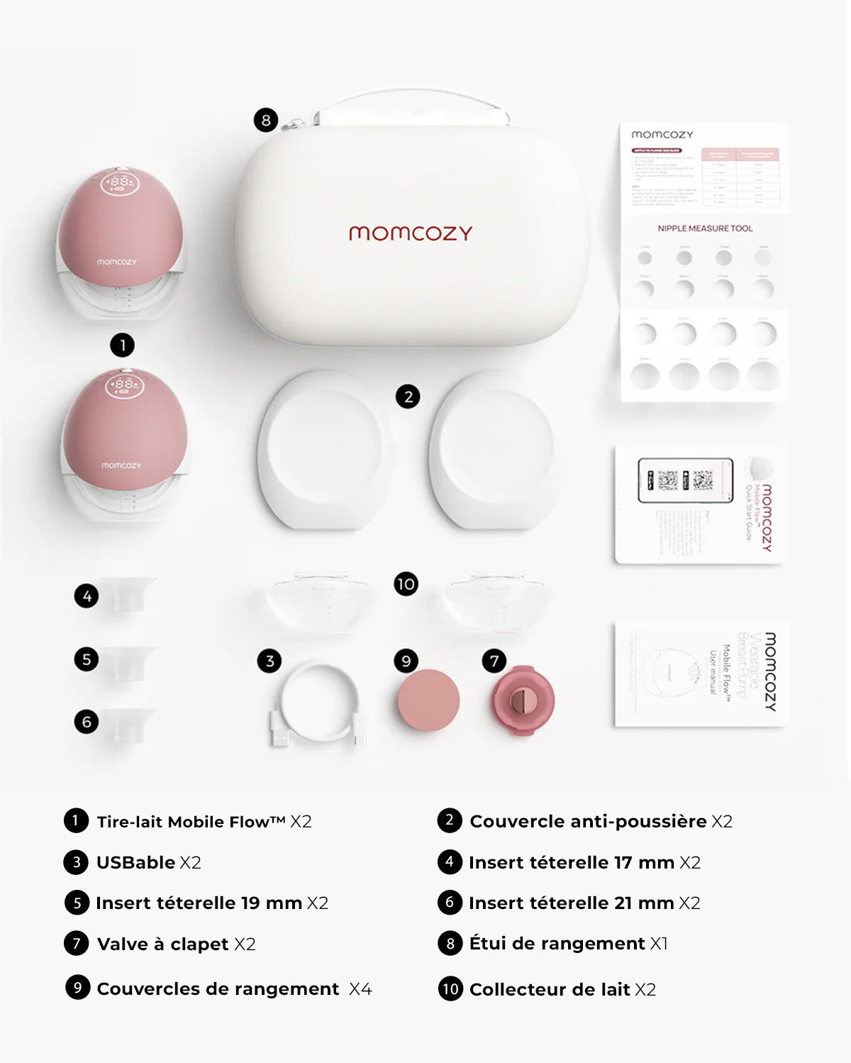 Momcozy Mobile Flow™ Hands-Free Breast Pump | M9