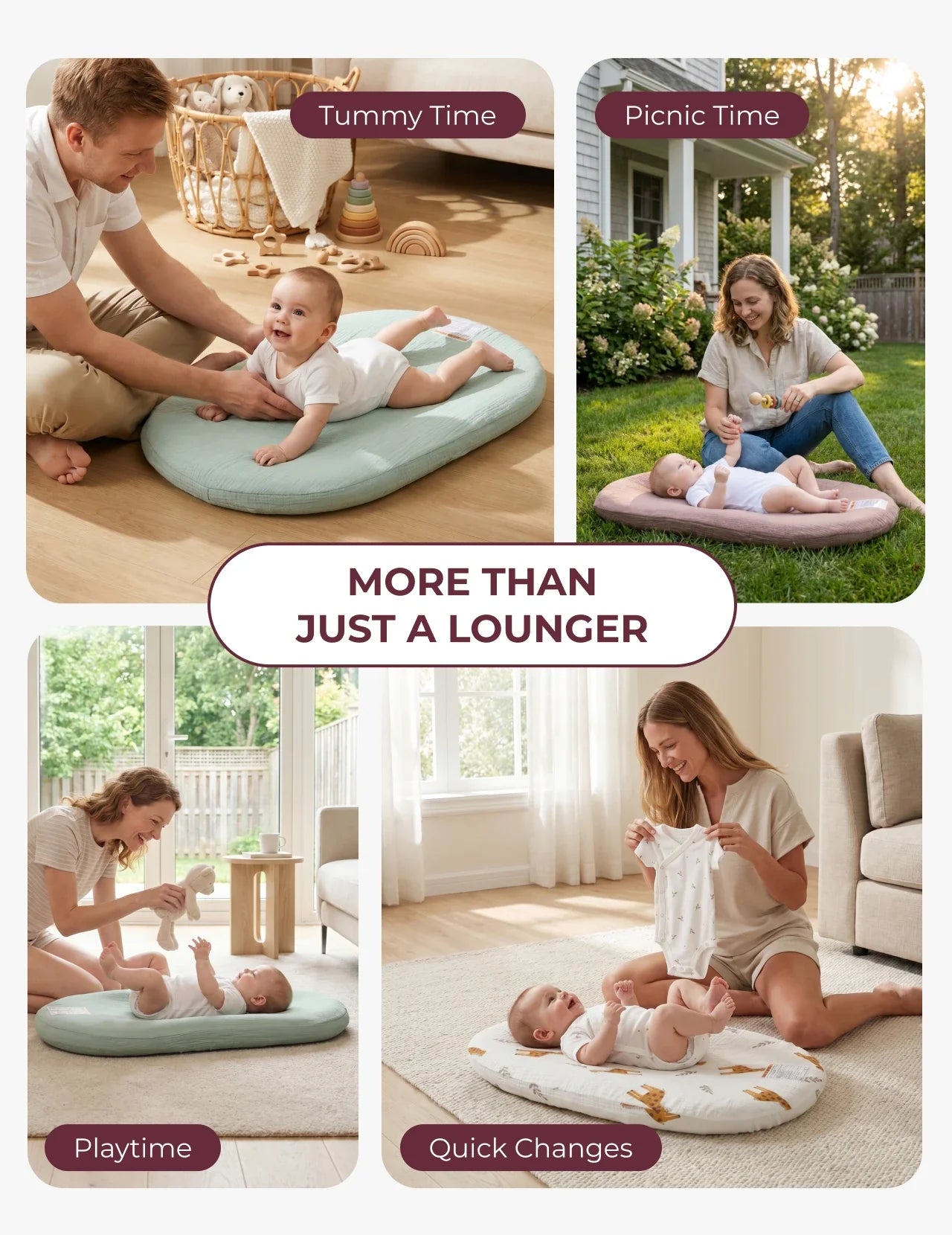 Momcozy Baby Loungers for 0-6M