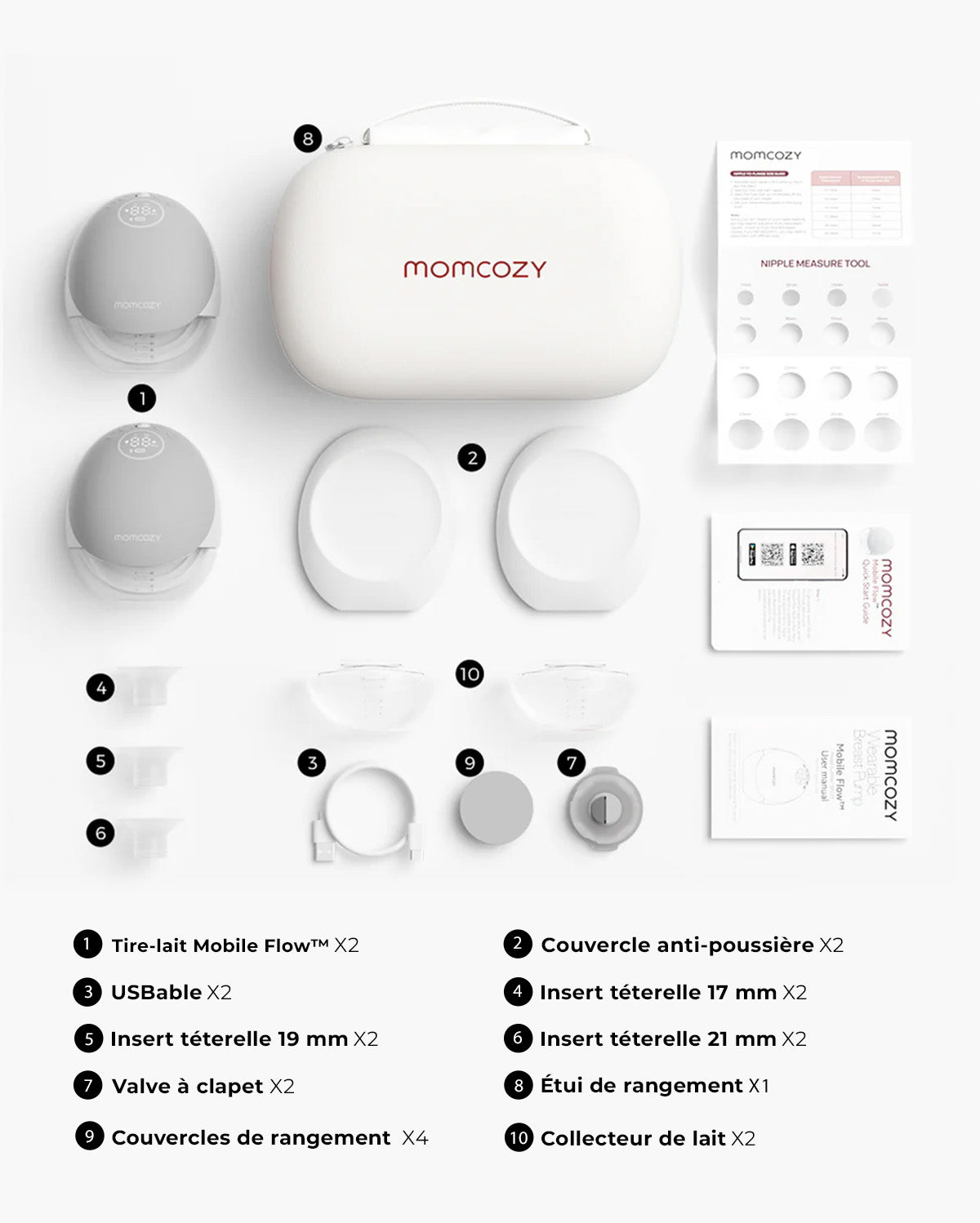 Momcozy Mobile Flow™ Hands-Free Breast Pump | M9