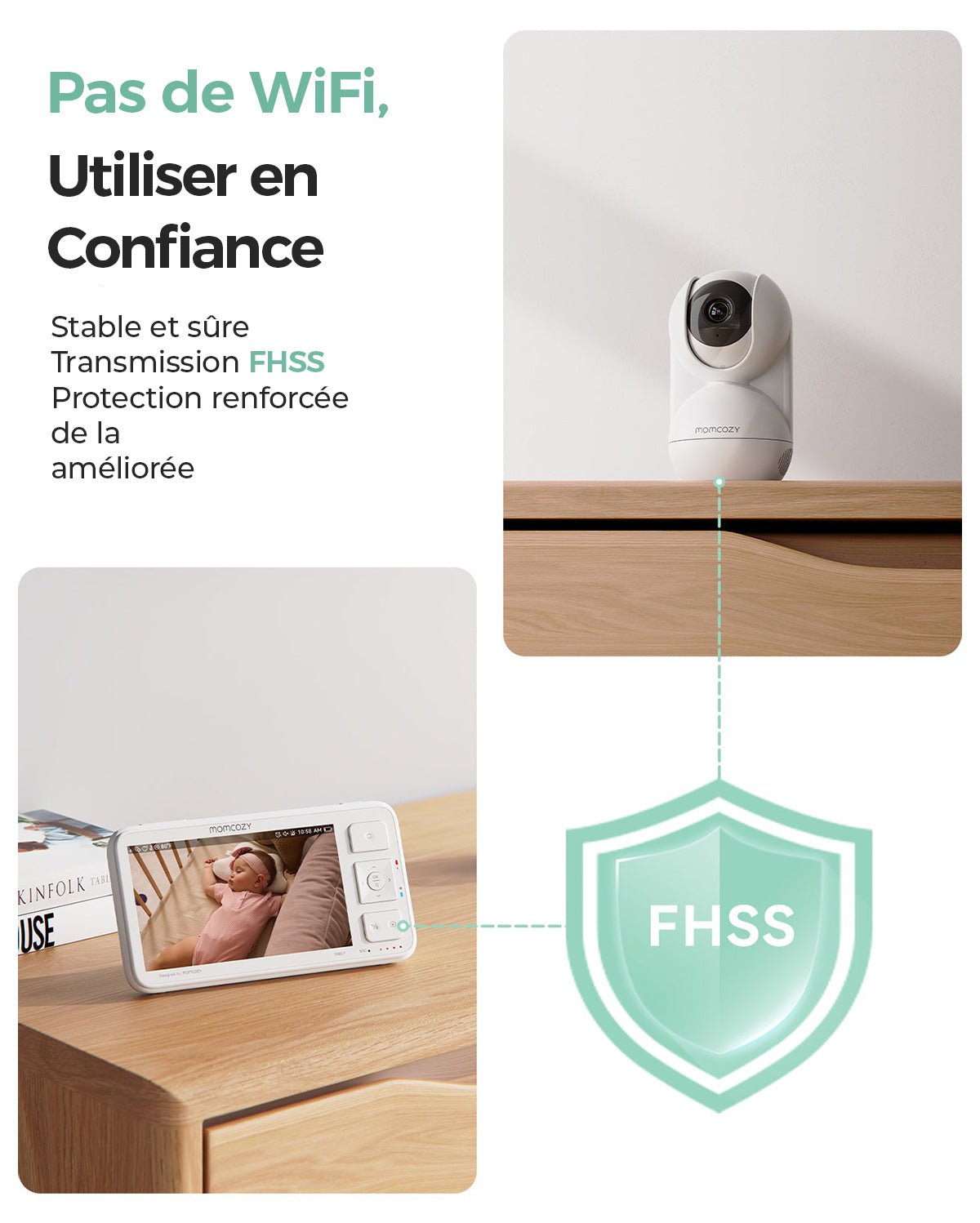 Moniteur vidéo Momcozy 5.5'' Full HD - BM03