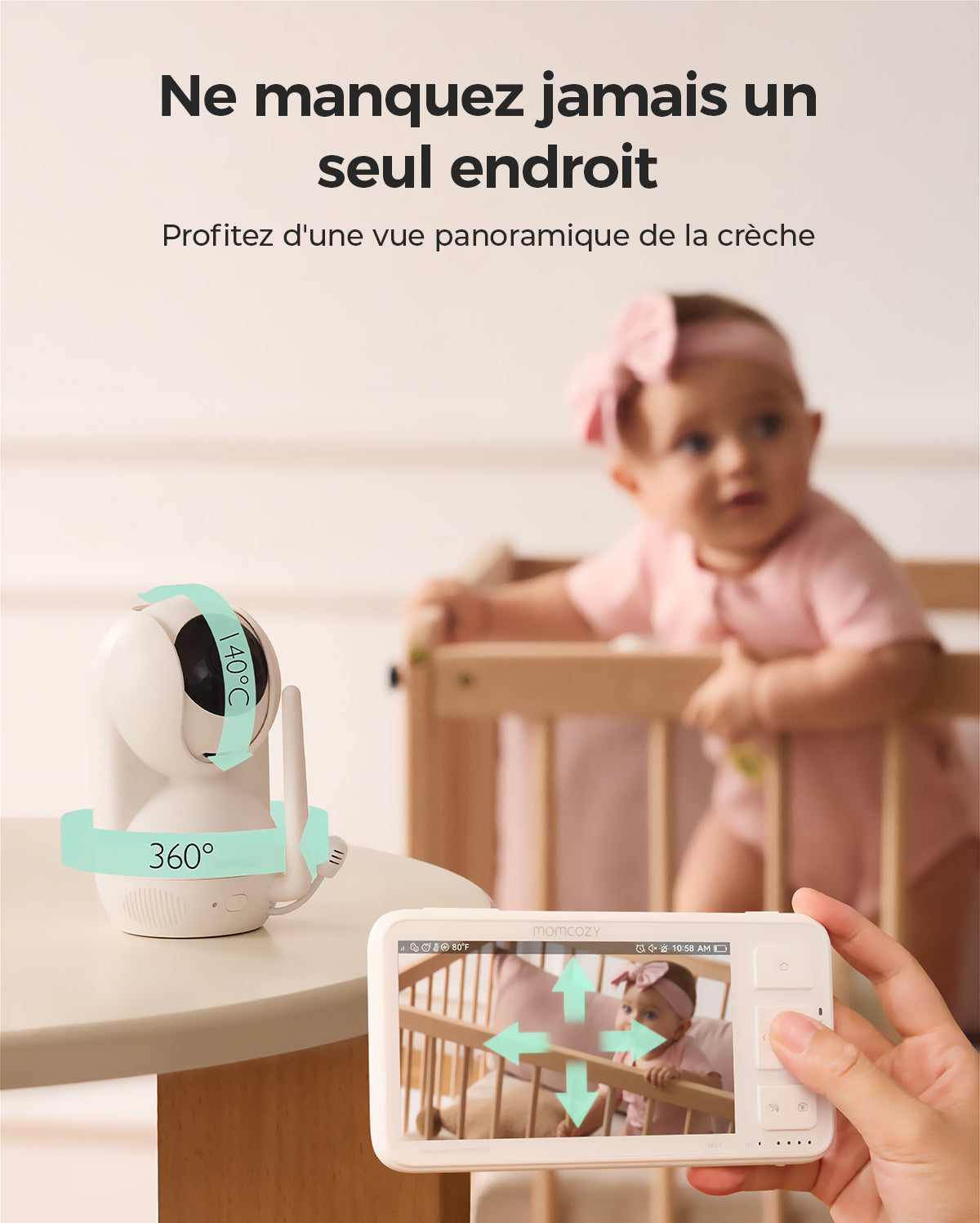 Moniteur vidéo Momcozy 5.5'' Full HD - BM03