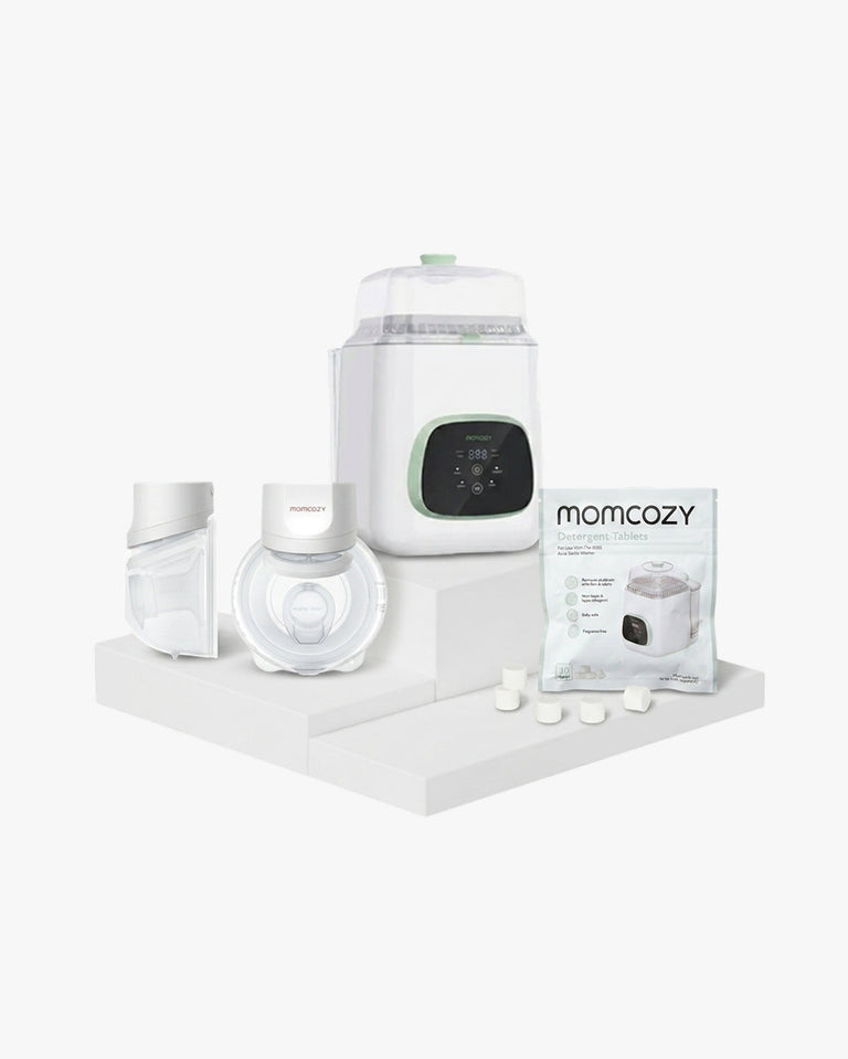 Translation missing: fr.Pack Allaitement &amp; Nettoyage : Tire-lait S12 Pro Quick + Lave-biberons tout-en-un + Bloc de Lavage