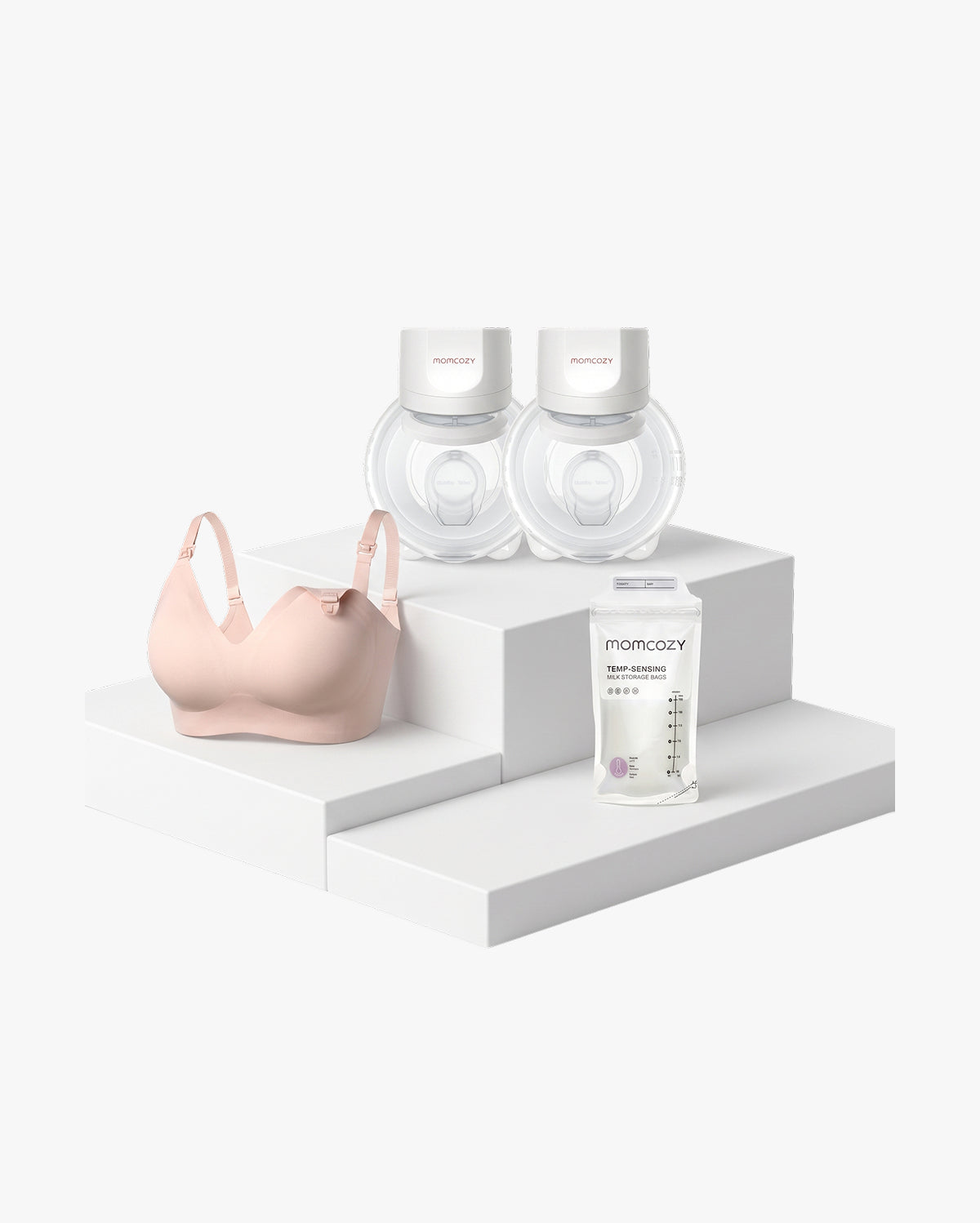 Feeding Bundle:S12 Pro Quick  and  4-in-1 Hands Free  Pumping Bra  and  120 Breastmilk Storage Bags