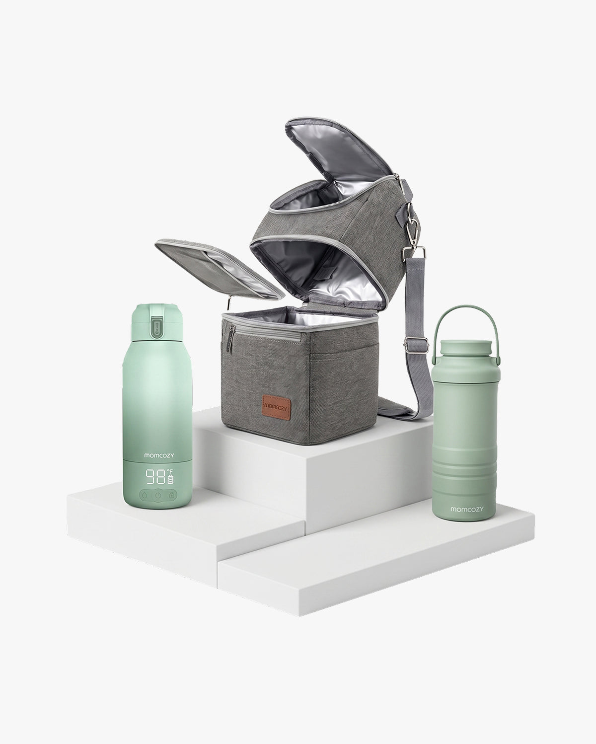 On-the-Go Bundle：Bottle Warmer and Bottle Cooler and Breastmilk Cooler Bag