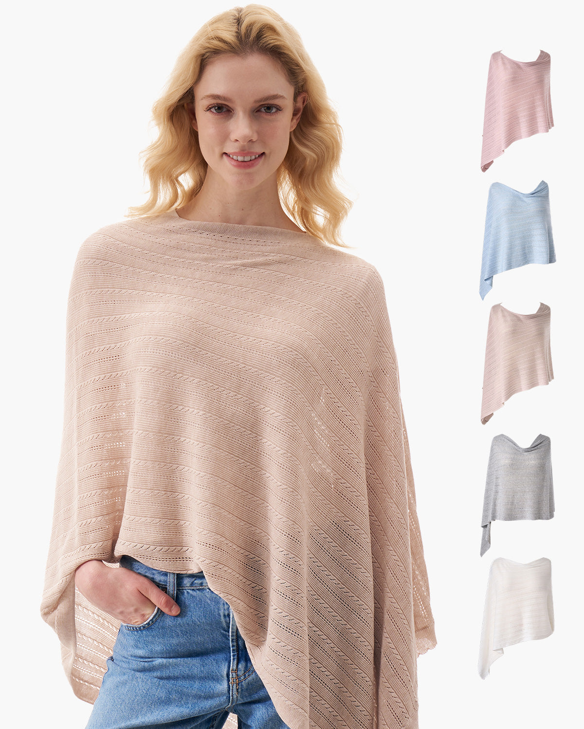Couverture d’allaitement ultra-légère en tissu Tencel™ Lyocell