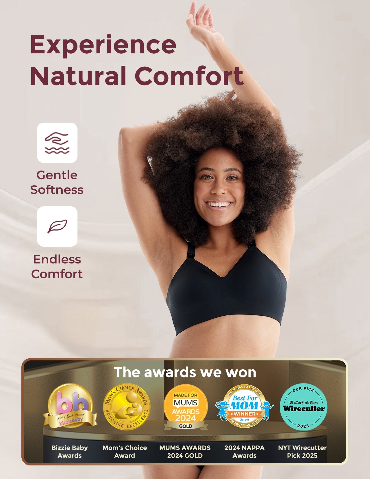 M5 Smart Bra Bundle: Double M5 Smart Breast Pump and Nursing Bra(YN21)