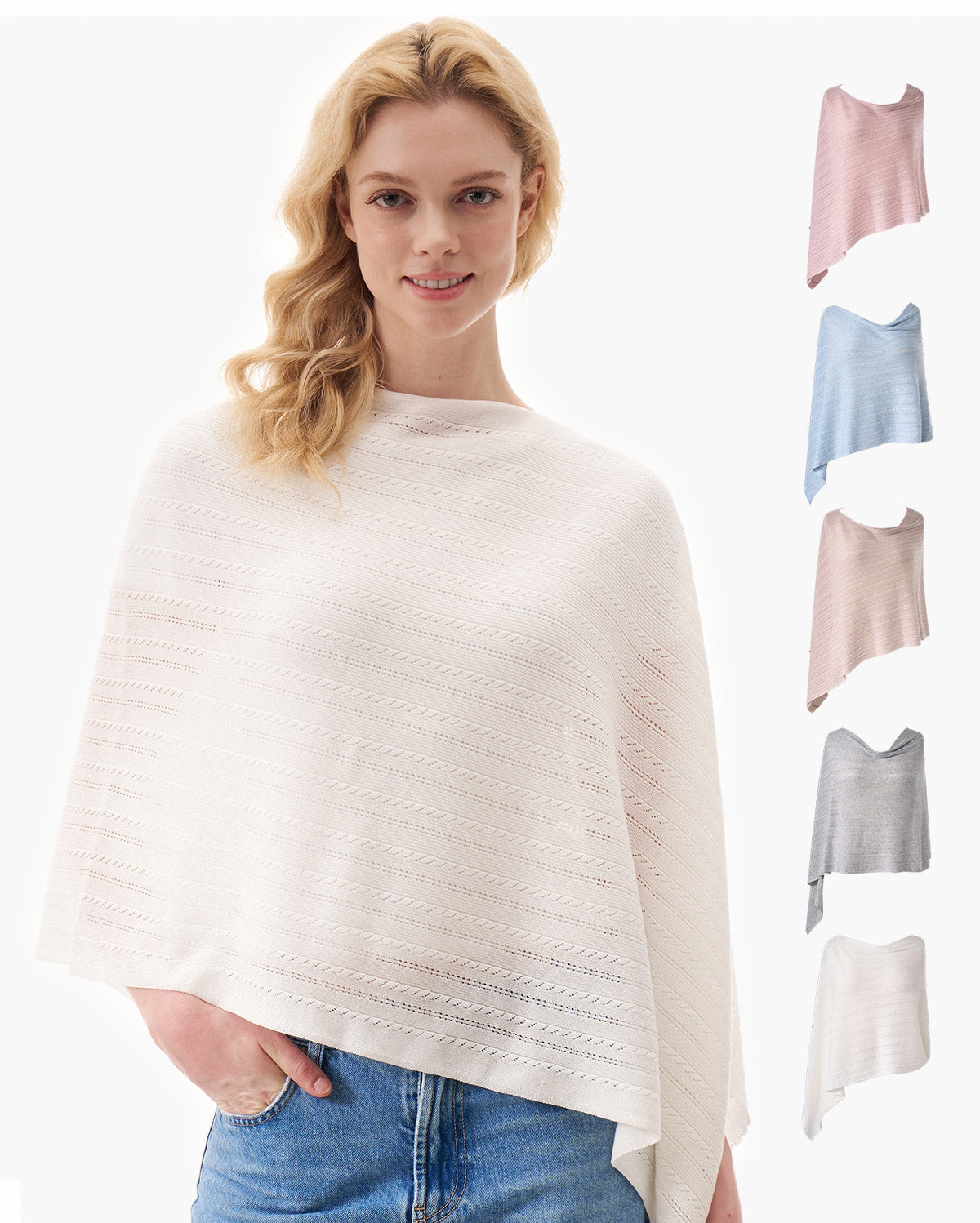 Couverture d’allaitement ultra-légère en tissu Tencel™ Lyocell