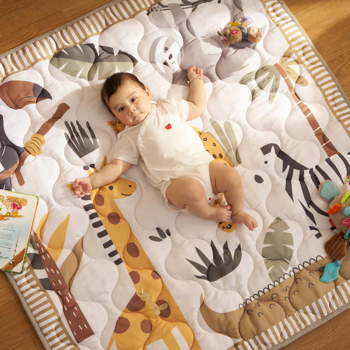 Tapis de jeu portable pour bébé Momcozy – Confort rafraîchissant