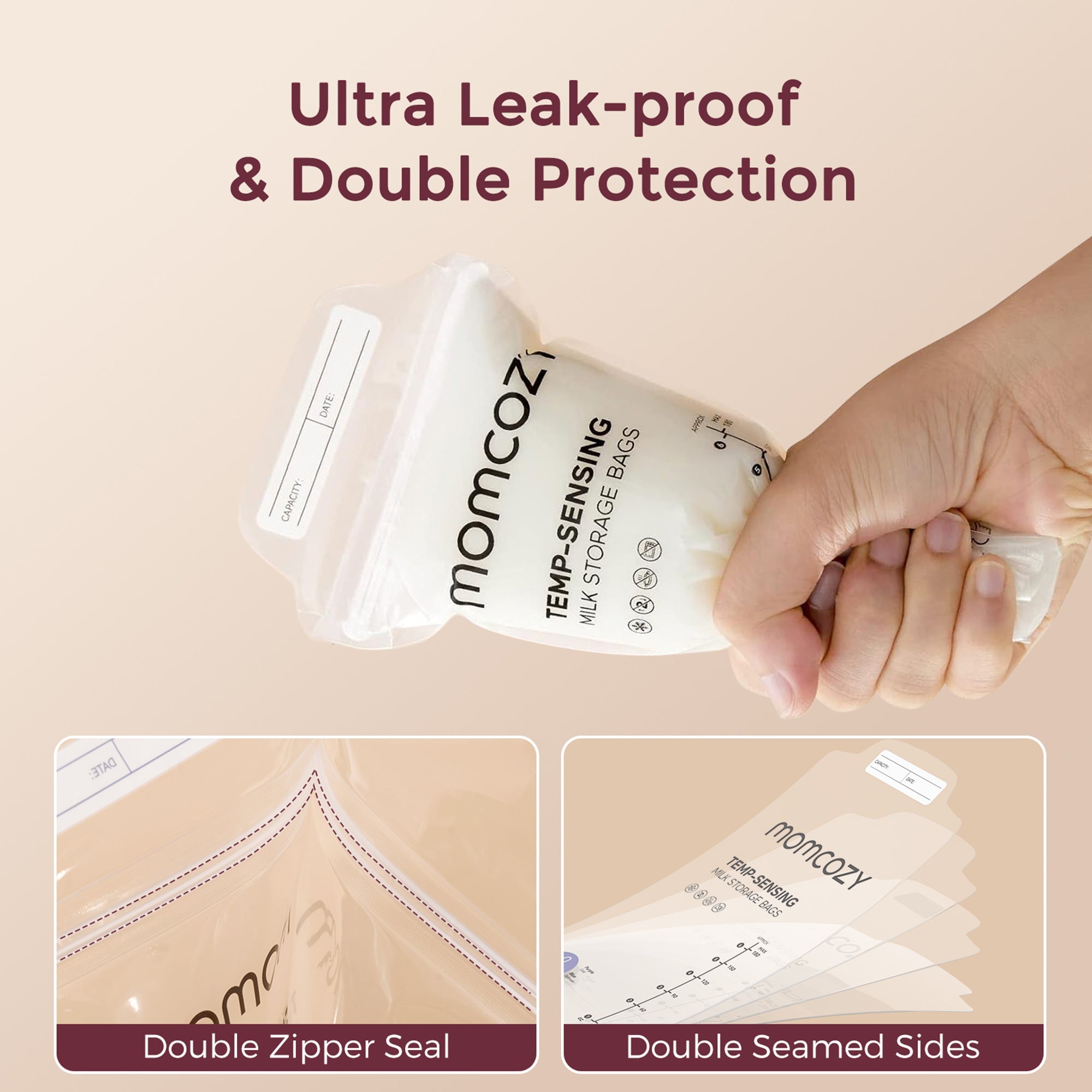 Pumping Essentials Bundle: Mobile Flow™ Breast Pump M9 + 120 Breastmilk Storage Bags
