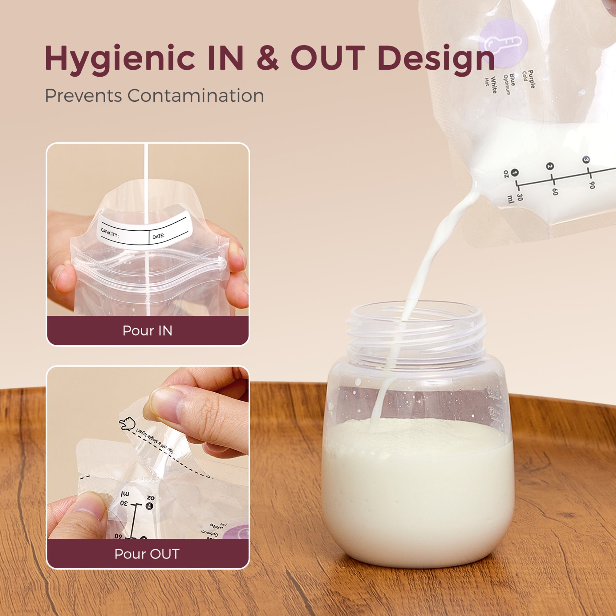 Pumping Essentials Bundle: Mobile Flow™ Breast Pump M9 + 120 Breastmilk Storage Bags