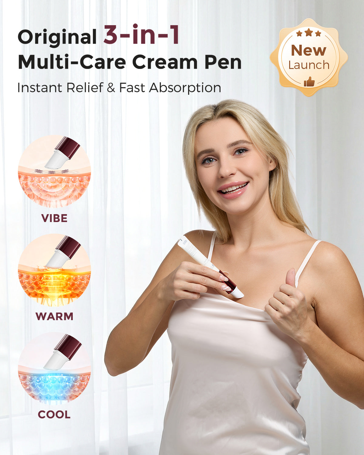 Stylo de soin pour mamelons Momcozy ComfortNip™ multi-soins