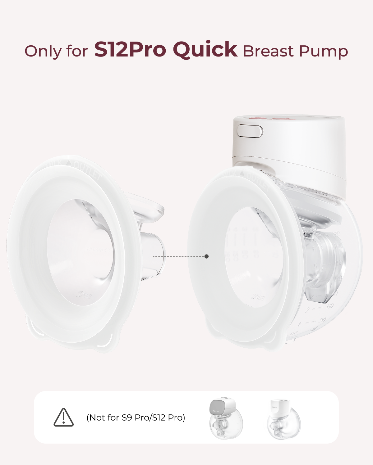 Pièces de rechange rapides pour tire-lait S12 Pro