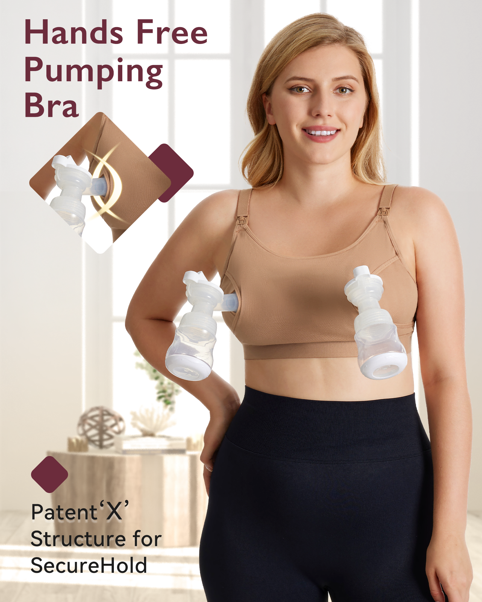 Soutien-gorge de pompage mains libres Original - Nouvelle couleur