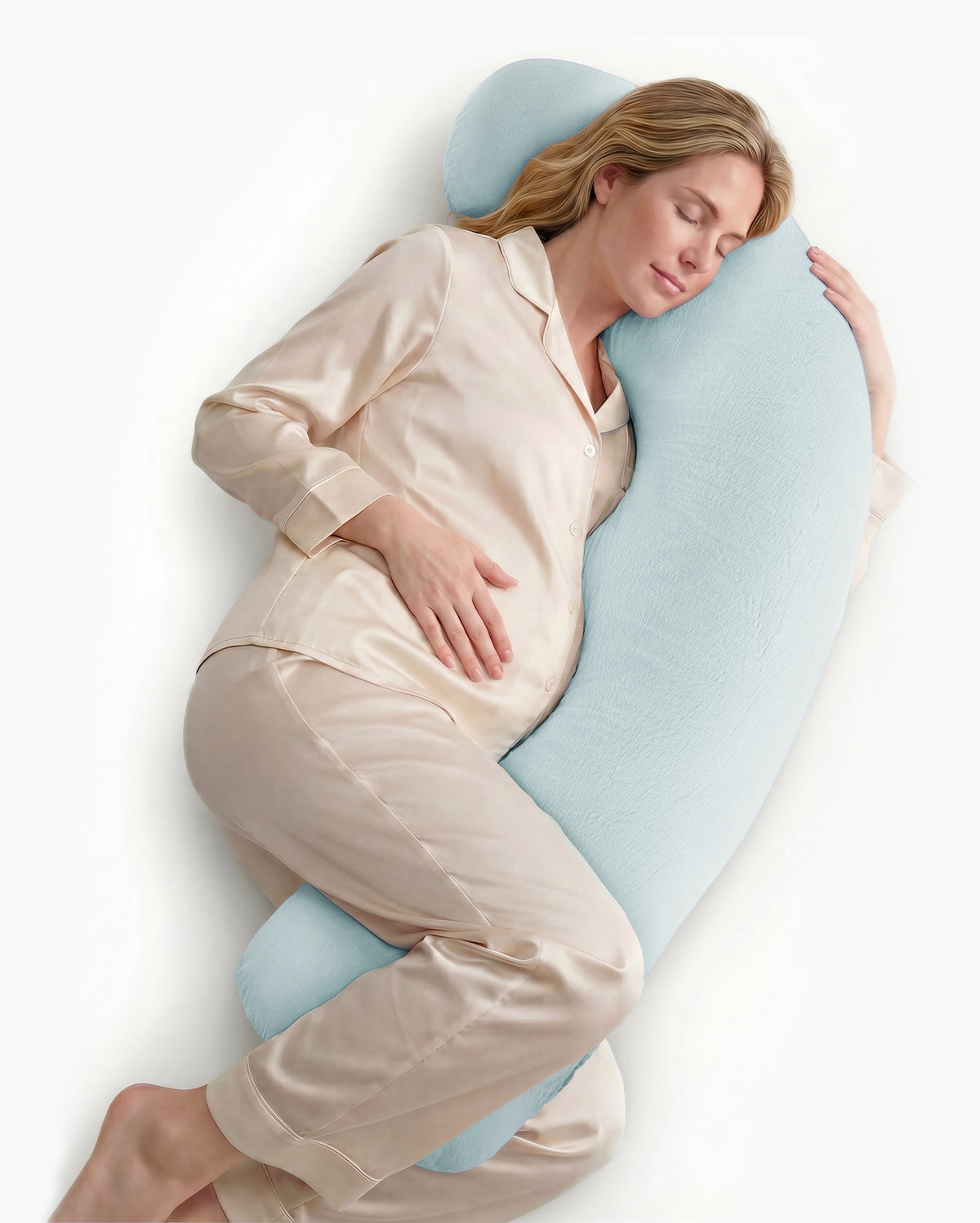 Coussin de maternité en forme de J