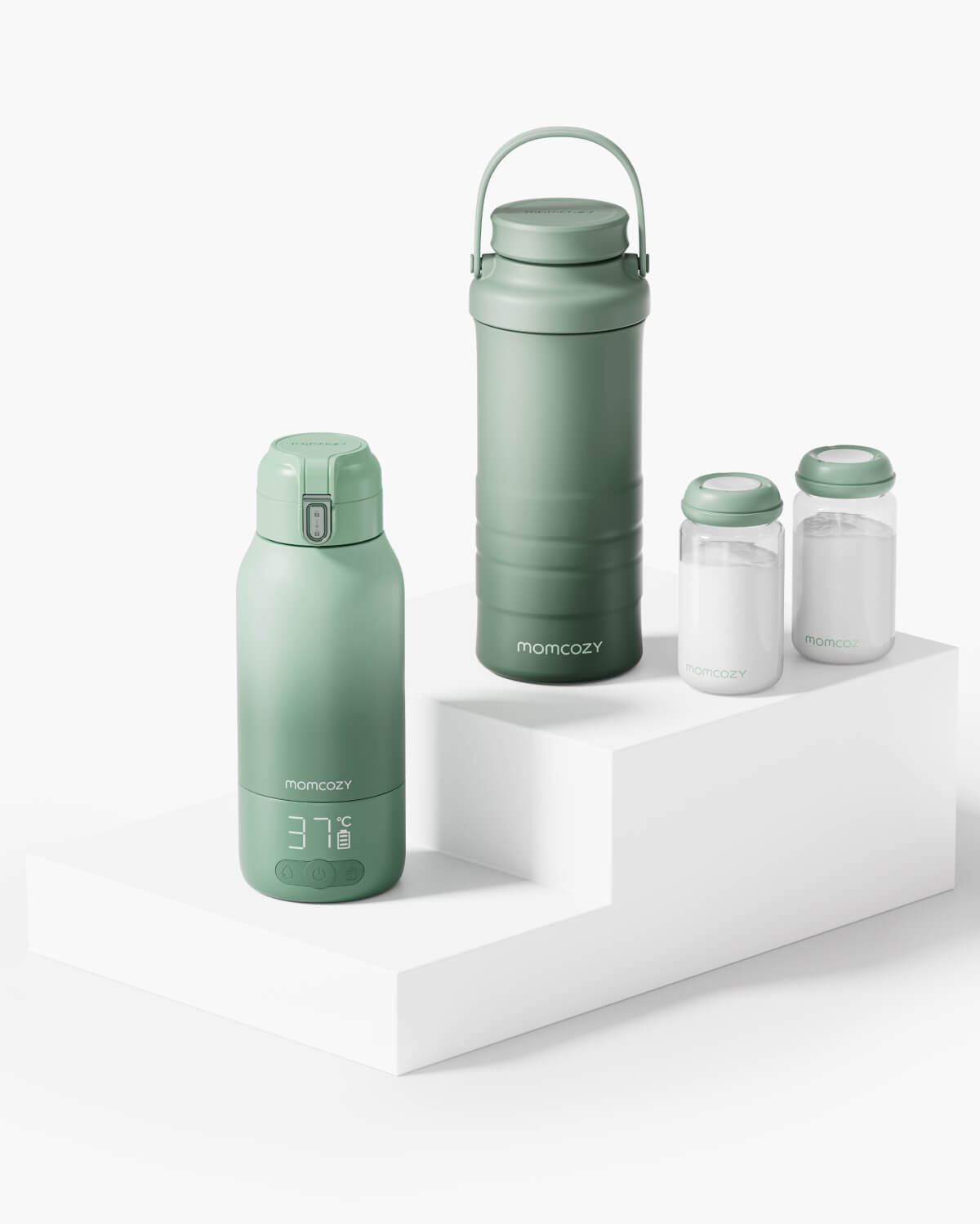 Pack Nomade : Chauffe-biberon Portable + Glacière à lait 650 ml