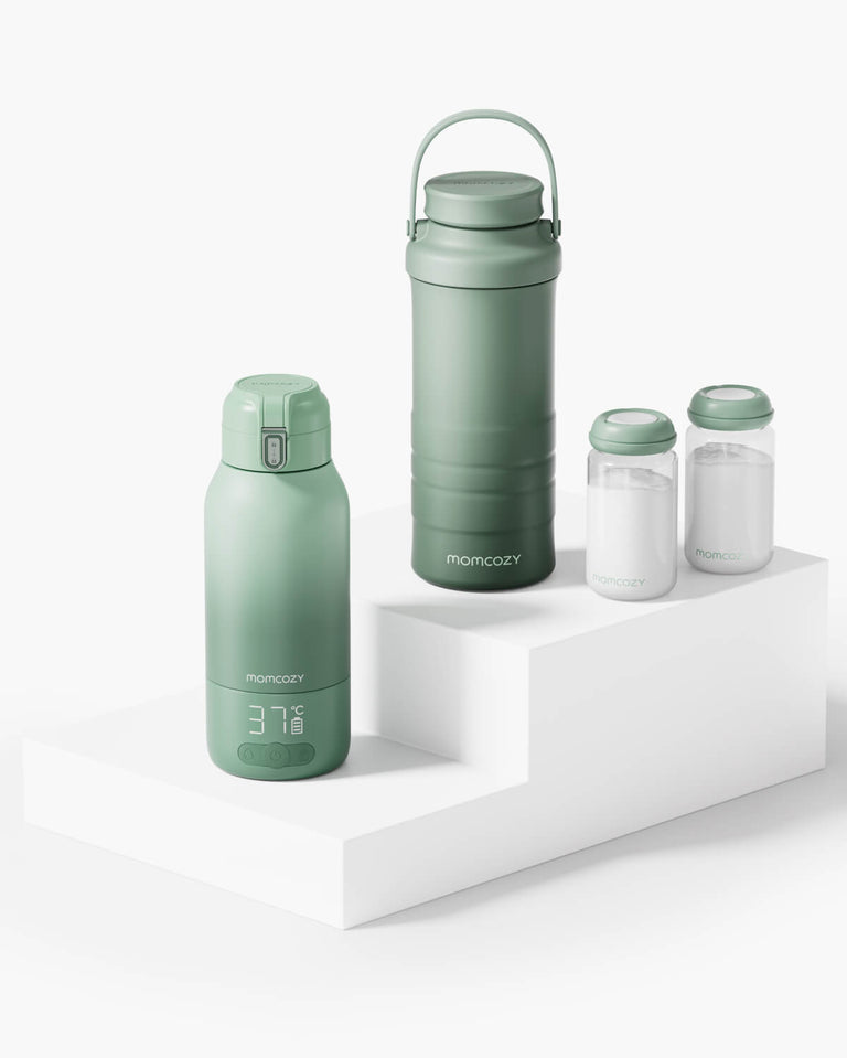 Translation missing: fr.Pack Nomade : Chauffe-biberon Portable + Glacière à lait 650 ml