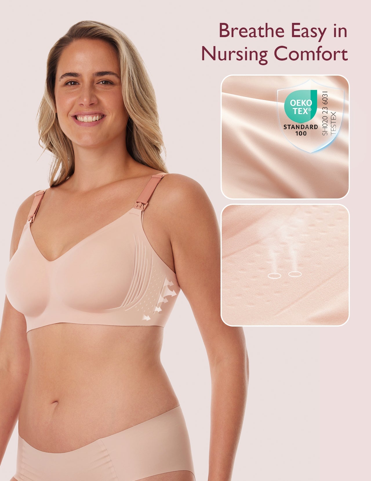 Stylish - V Jelly Strip Lift Soutien-gorge d'allaitement