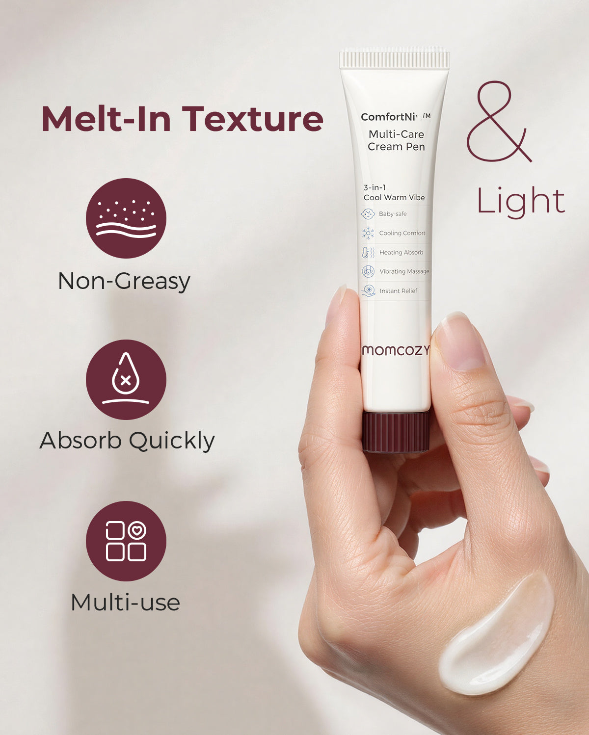 Stylo de soin pour mamelons Momcozy ComfortNip™ multi-soins