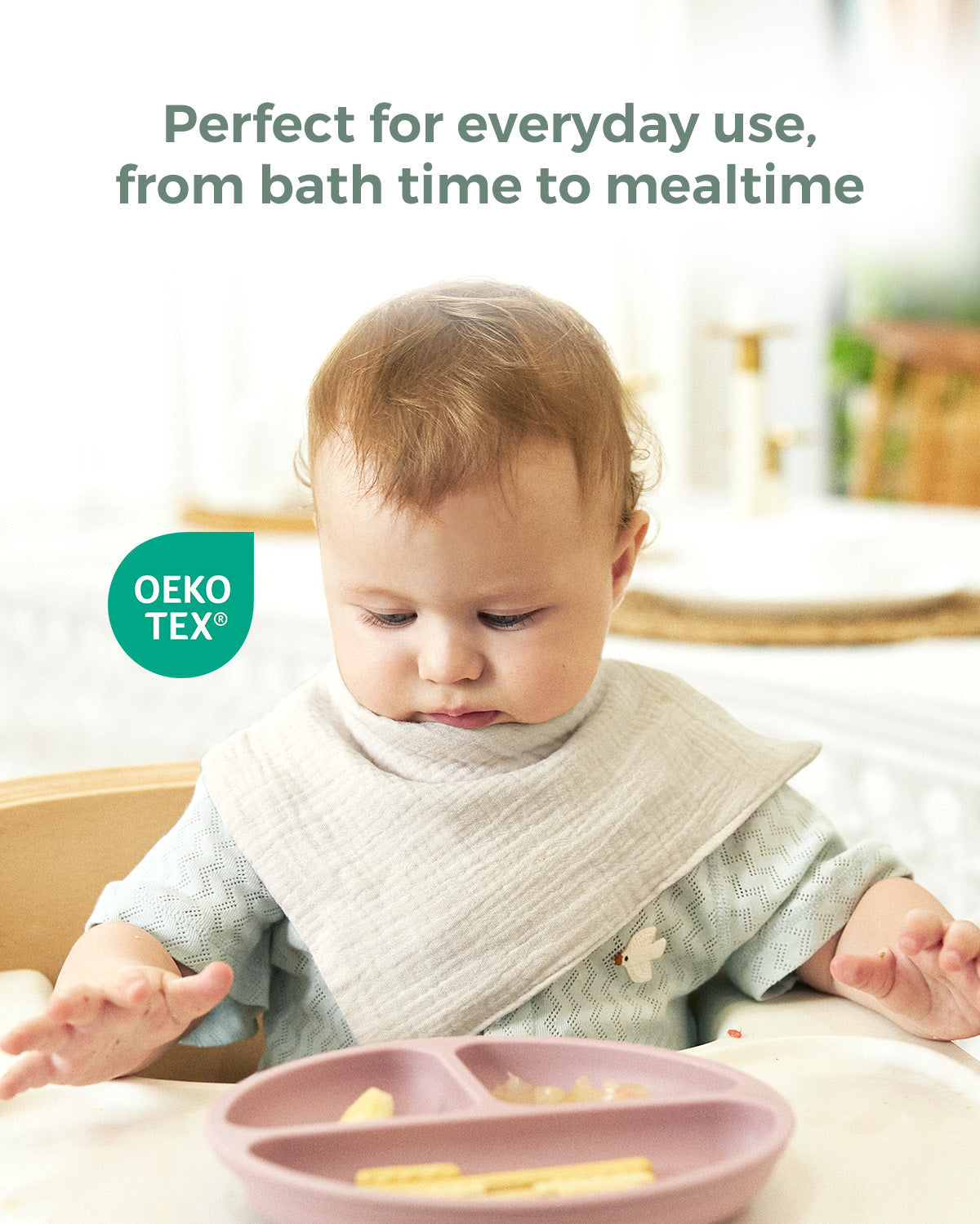 Momcozy Baby Washcloths – Soft 4-Layer Cotton, Gentle for Newborns