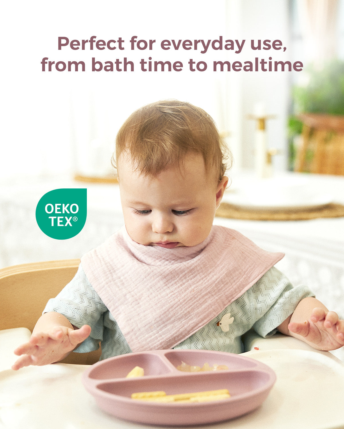 Momcozy Baby Washcloths – Soft 4-Layer Cotton, Gentle for Newborns