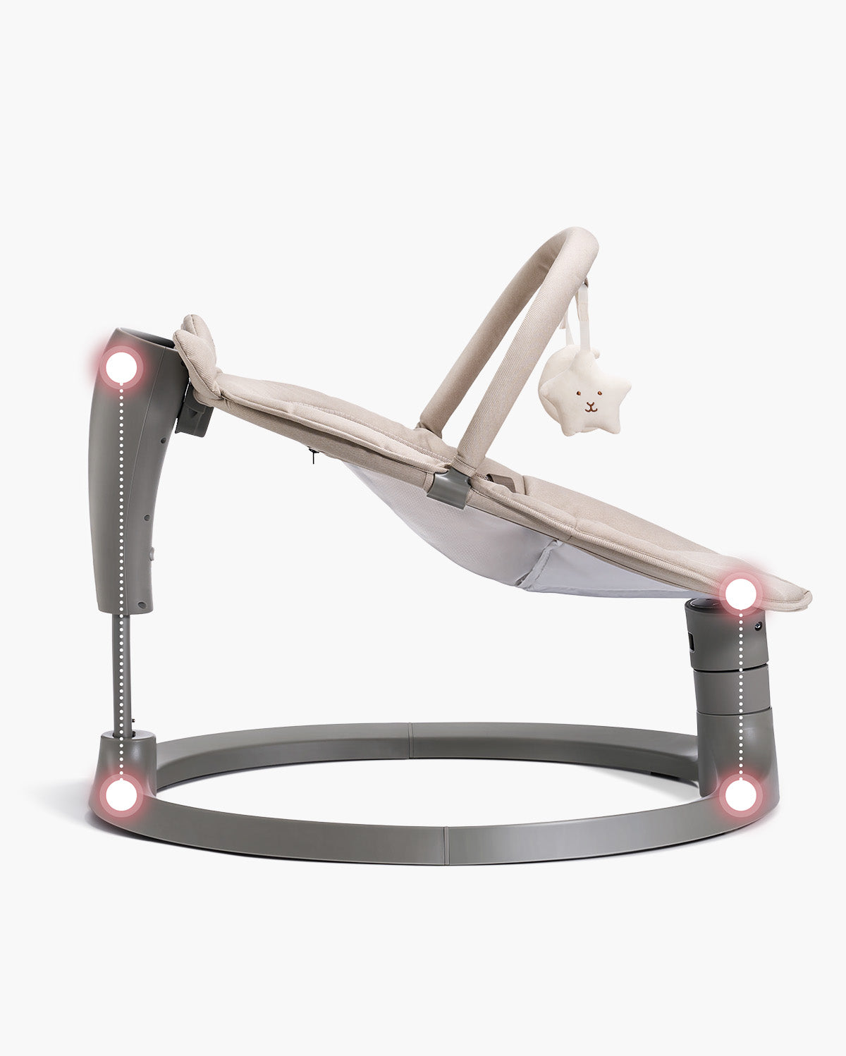 Momcozy 2-in-1 Electric Baby Swing