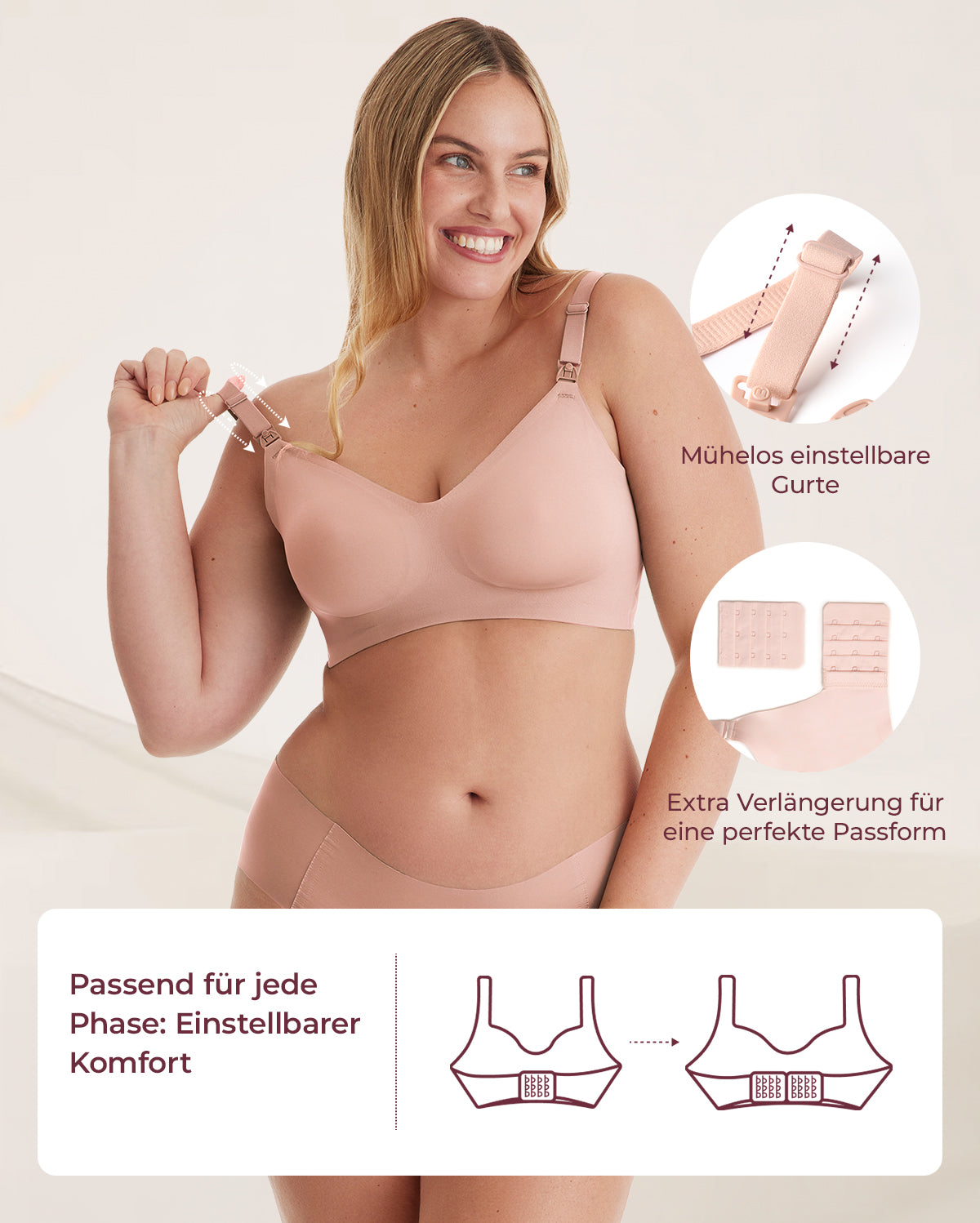 Soutien-gorge d’allaitement ultra doux sans coutures – YN21