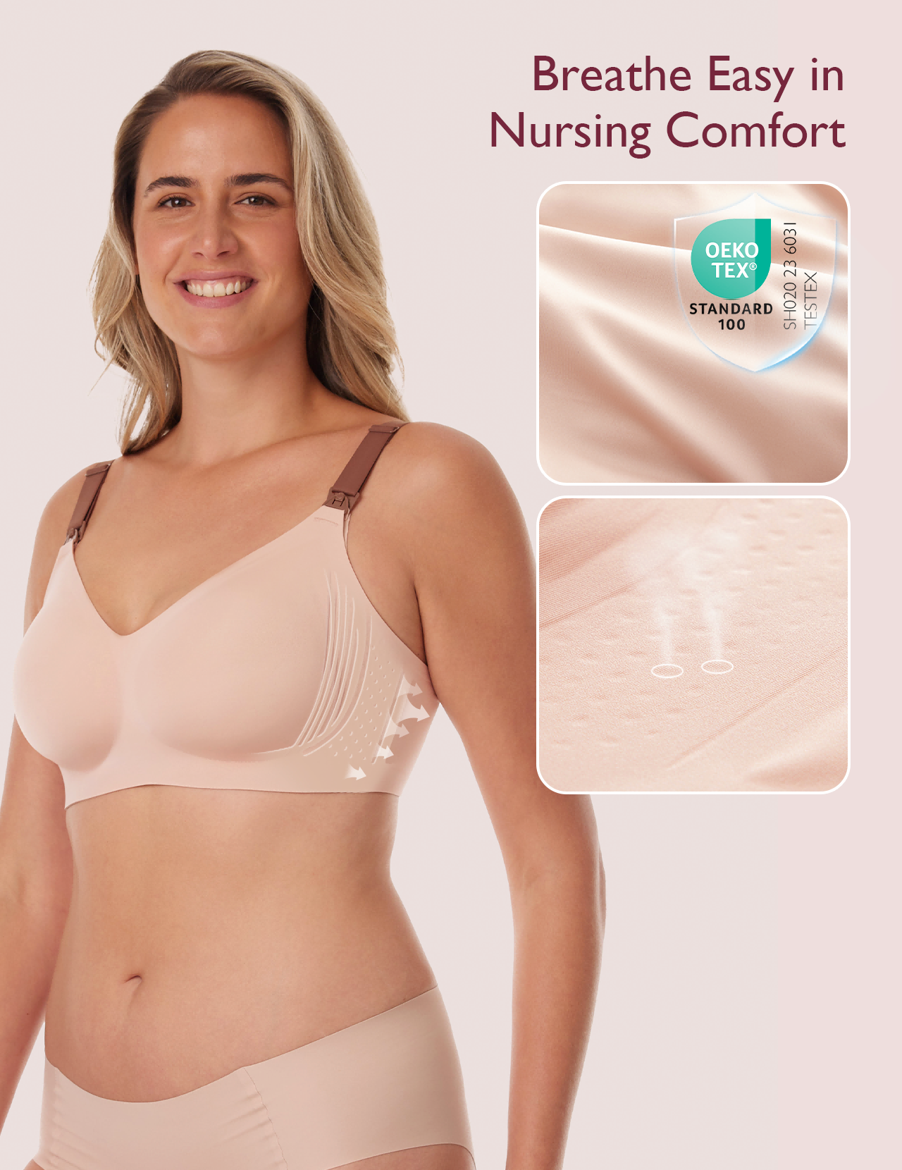 Stylish - V Jelly Strip Lift Soutien-gorge d'allaitement