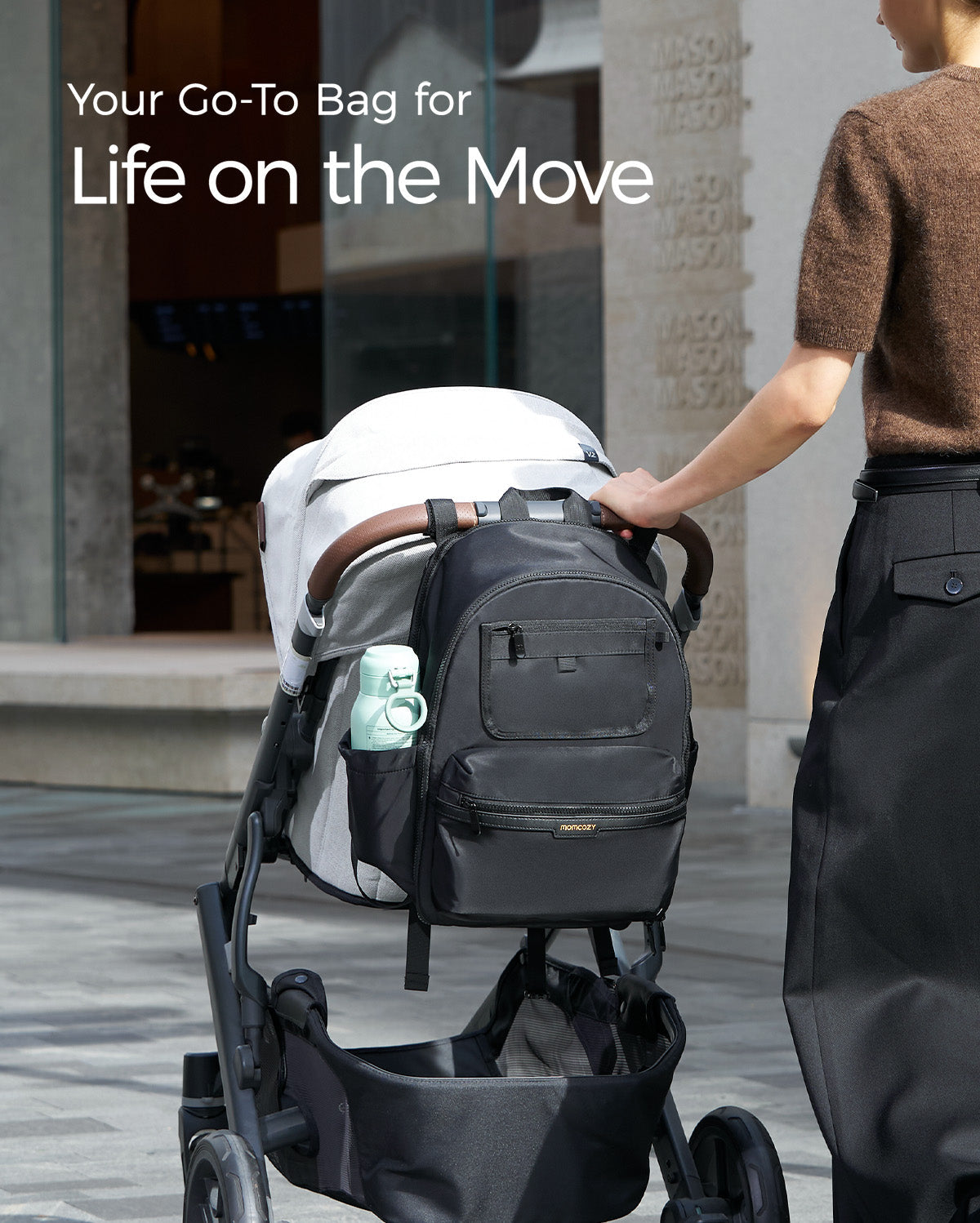 Sac à dos à langer urbain Momcozy