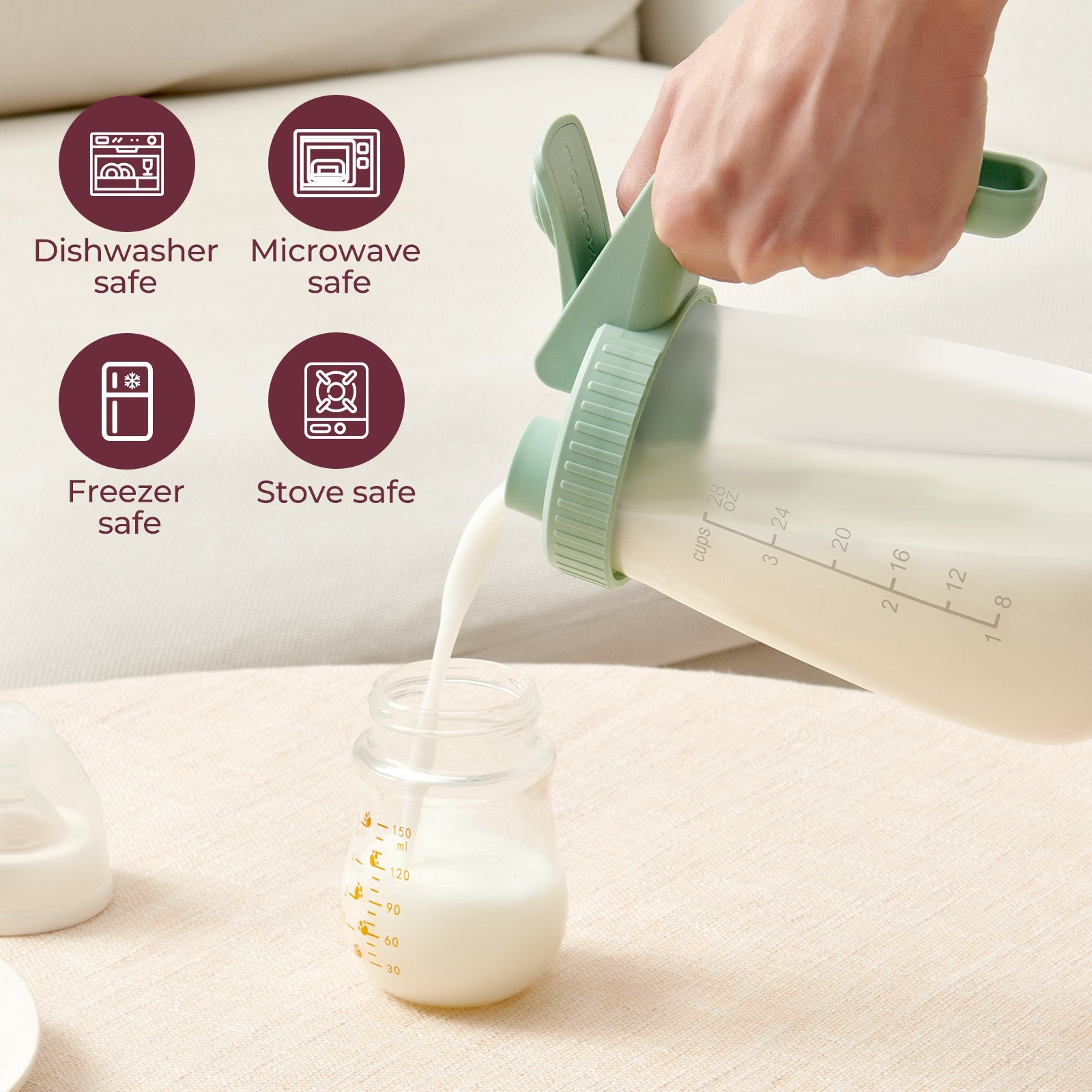 Récipient de conservation du lait maternel Momcozy