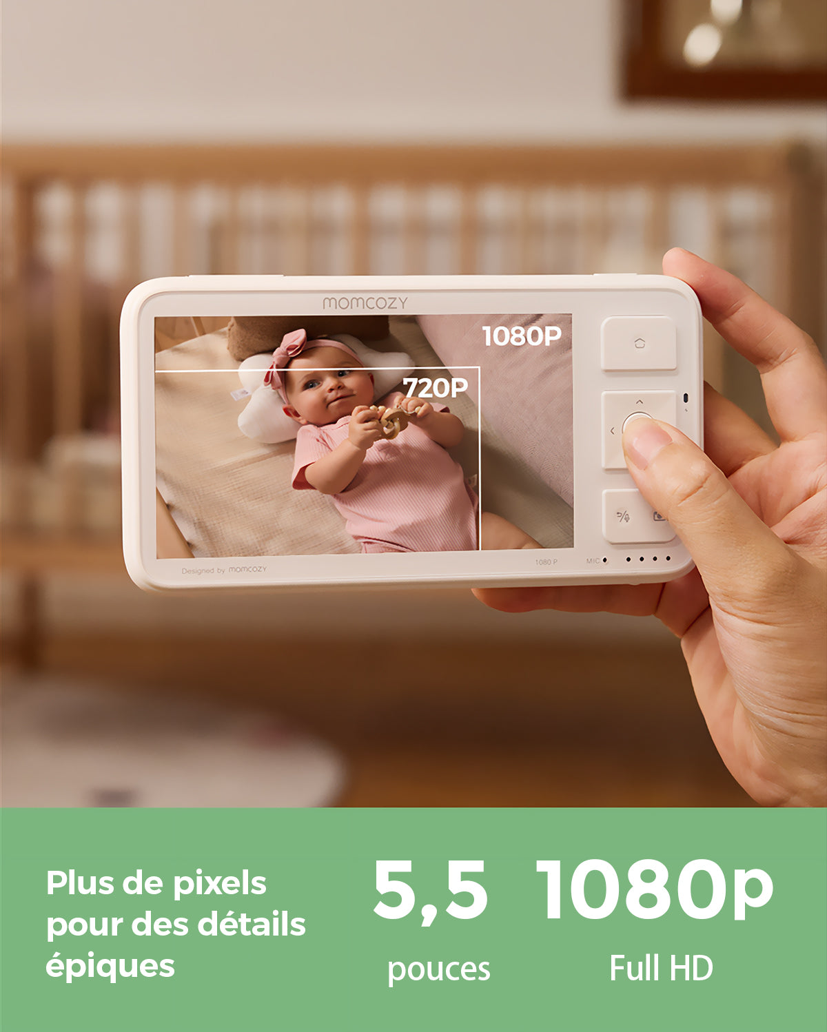 Moniteur vidéo Momcozy 5.5'' Full HD - BM03