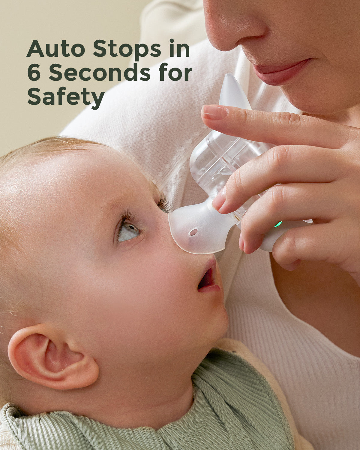 Momcozy BreezyClear Pro™ 2-in-1 Spray & Suction Electric Nasal Aspirator
